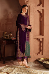 IV-57 Embroidered Velvet